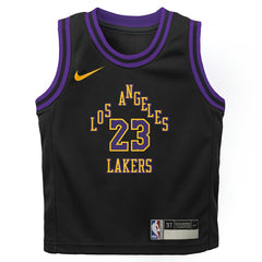 LeBron James Los Angeles Lakers Preschool 2025/26 City Edition Swingman Jersey Black - Nike