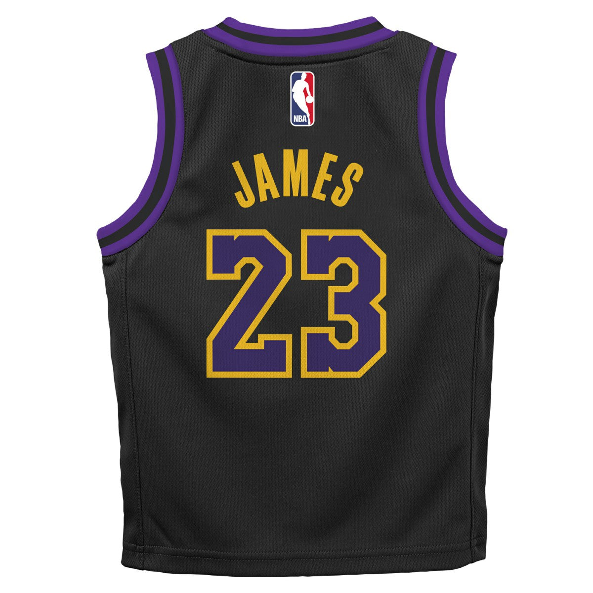 LeBron James Los Angeles Lakers Preschool 2025/26 City Edition Swingman Jersey Black - Nike
