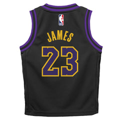LeBron James Los Angeles Lakers Preschool 2025/26 City Edition Swingman Jersey Black - Nike