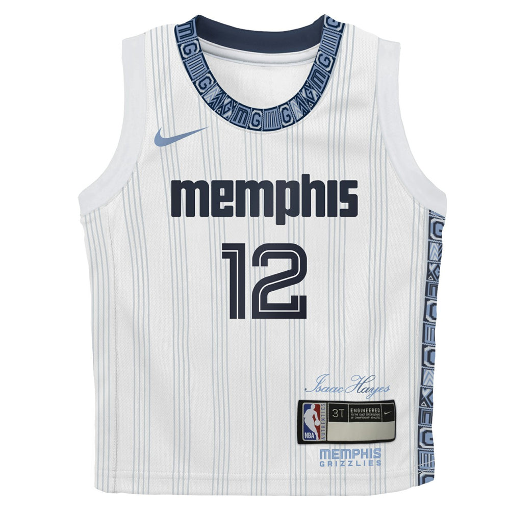 Ja Morant Memphis Grizzlies Preschool 2025/26 City Edition Swingman Jersey White - Nike