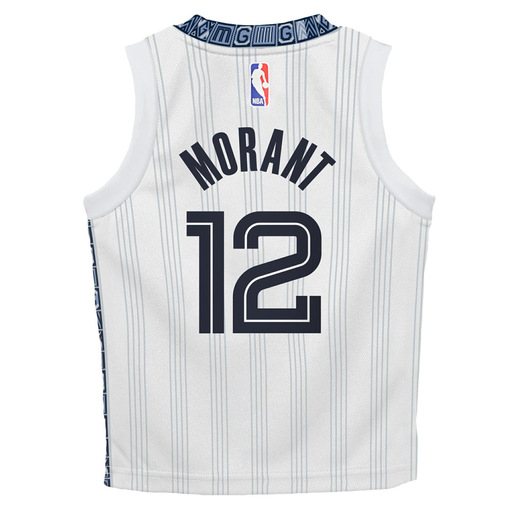 Ja Morant Memphis Grizzlies Preschool 2025/26 City Edition Swingman Jersey White - Nike