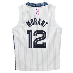 Ja Morant Memphis Grizzlies Preschool 2025/26 City Edition Swingman Jersey White - Nike