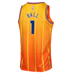 LaMelo Ball Charlotte Hornets Youth 2025/26 City Edition Swingman Jersey Orange - Nike
