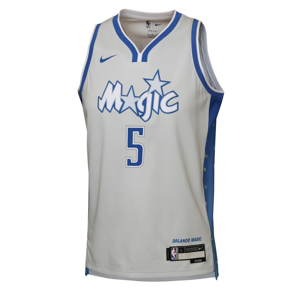 Paolo Banchero Orlando Magic Youth 2025/26 City Edition Swingman Jersey Silver - Nike outlet