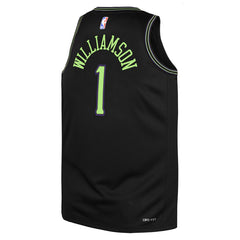 Zion Williamson New Orleans Pelicans Youth 2025/26 City Edition Swingman Jersey Black - Nike