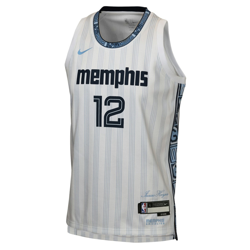 Ja Morant Memphis Grizzlies Youth 2025/26 City Edition Swingman Jersey White - Nike outlet