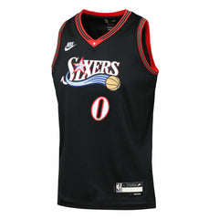 Tyrese Maxey Philadelphia 76ers Youth Swingman Jersey Classic Edition Black - Nike
