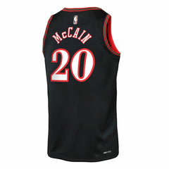 Jared McCain Philadelphia 76ers Youth Swingman Jersey Classic Edition Black - Nike