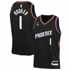 Devin Booker Phoenix Suns Jordan Brand Youth Swingman Jersey Statement Edition Black