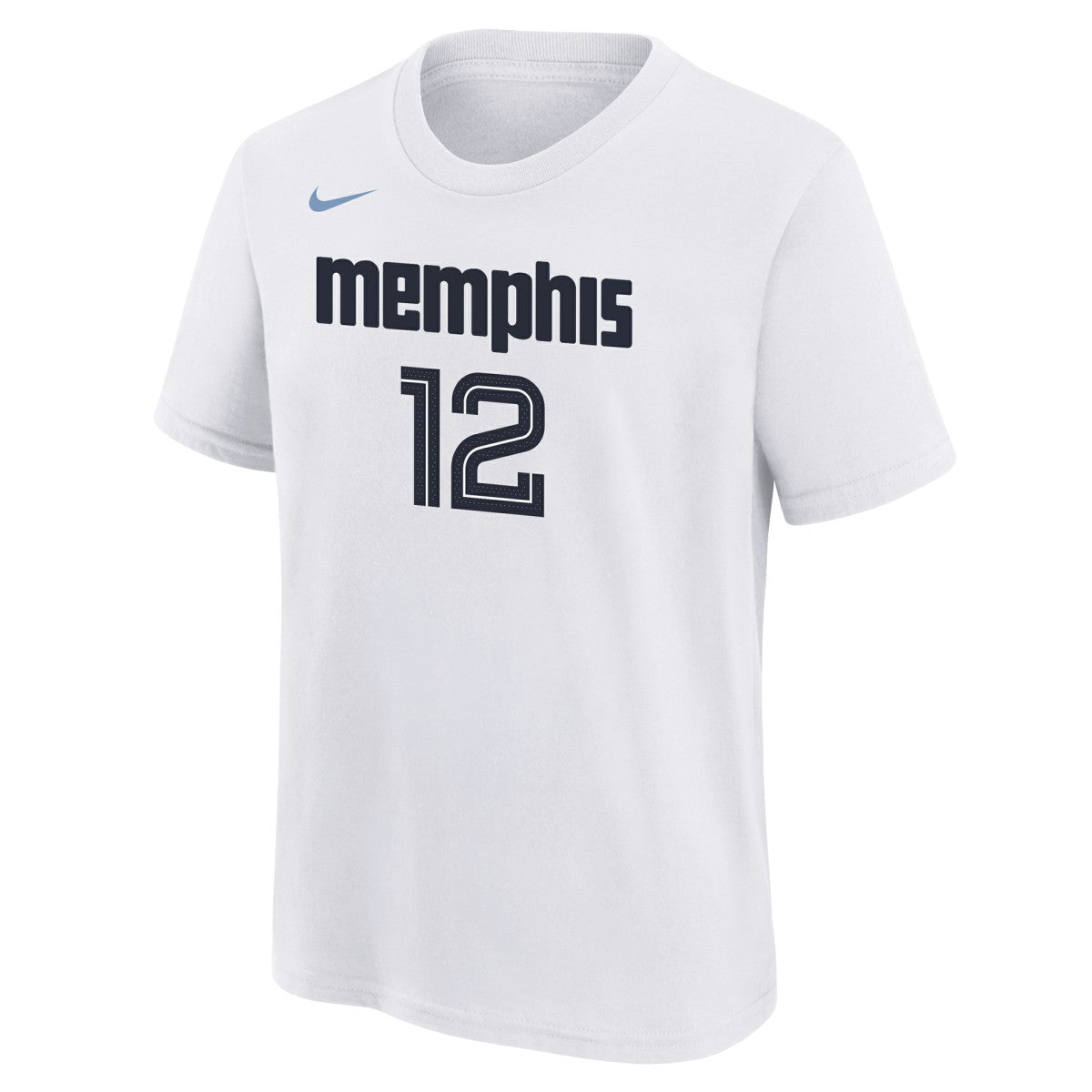 Ja Morant Memphis Grizzlies Youth 2025/26 City Edition Name & Number T-Shirt White - Nike