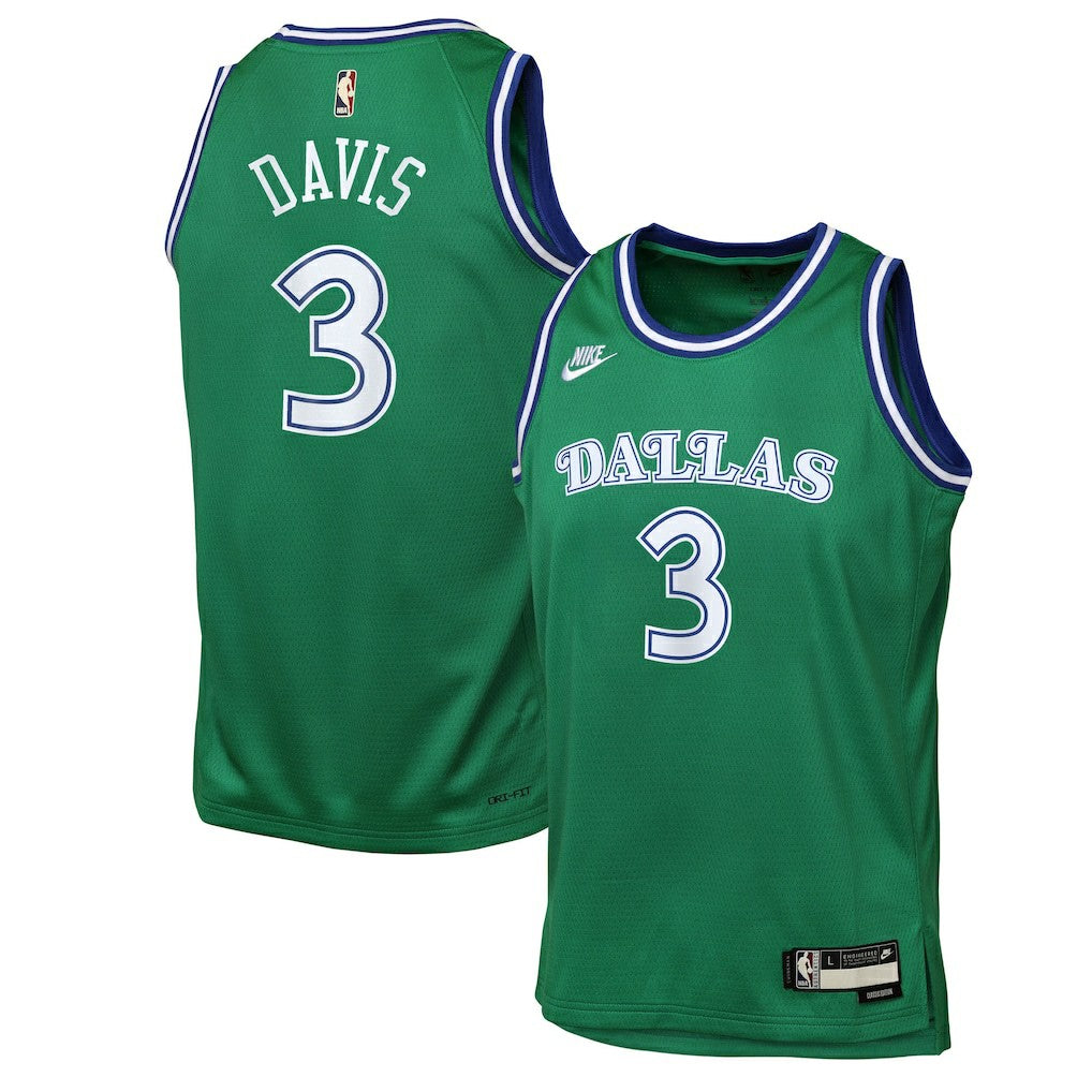 Anthony Davis Dallas Mavericks Youth Swingman Jersey Classic Editi- Green - Nike