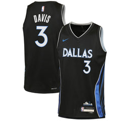 Anthony Davis Dallas Mavericks Youth 2025/26 City Edition Swingman Jersey Black - Nike