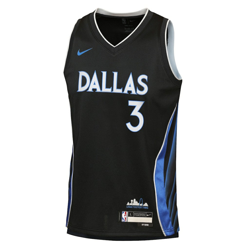 Anthony Davis Dallas Mavericks Youth 2025/26 City Edition Swingman Jersey Black - Nike