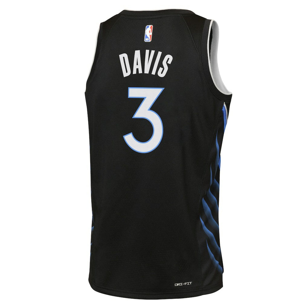 Anthony Davis Dallas Mavericks Youth 2025/26 City Edition Swingman Jersey Black - Nike