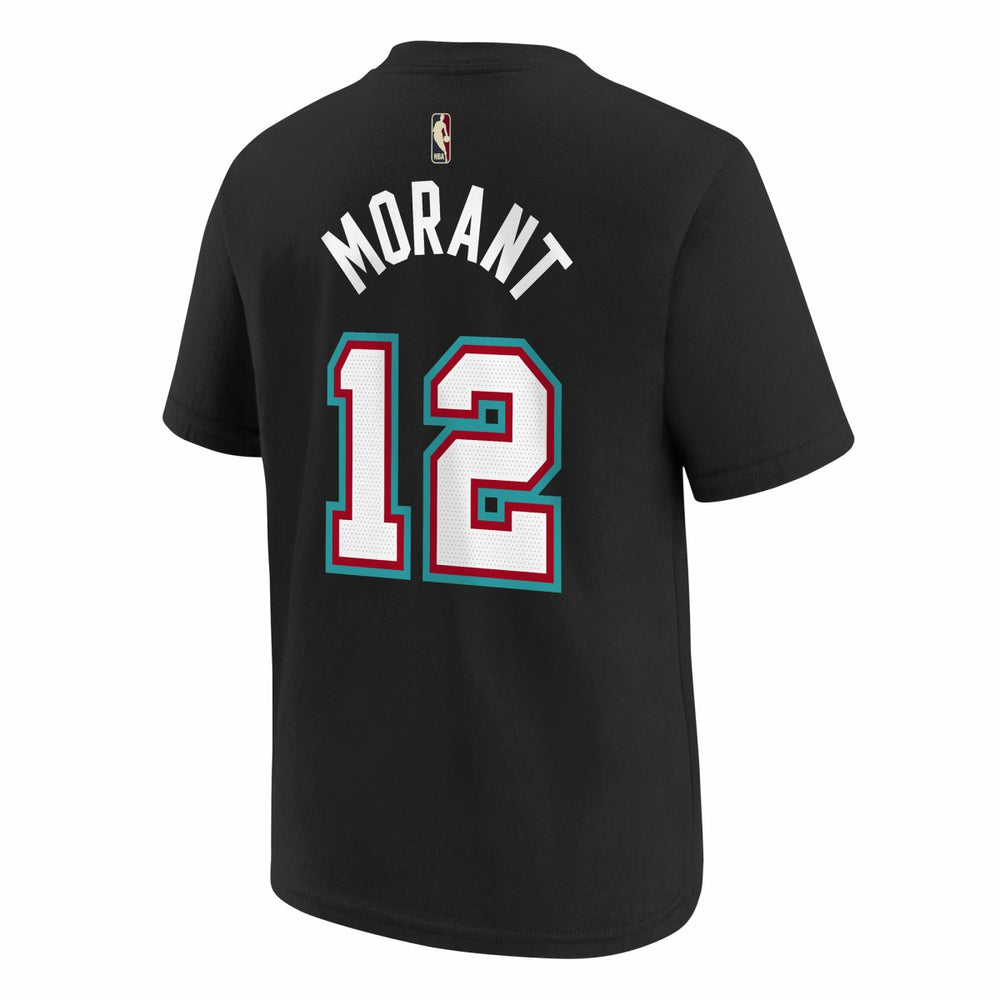 Ja Morant Memphis Grizzlies Youth Name & Number T-Shirt Classic Edition Black - Nike