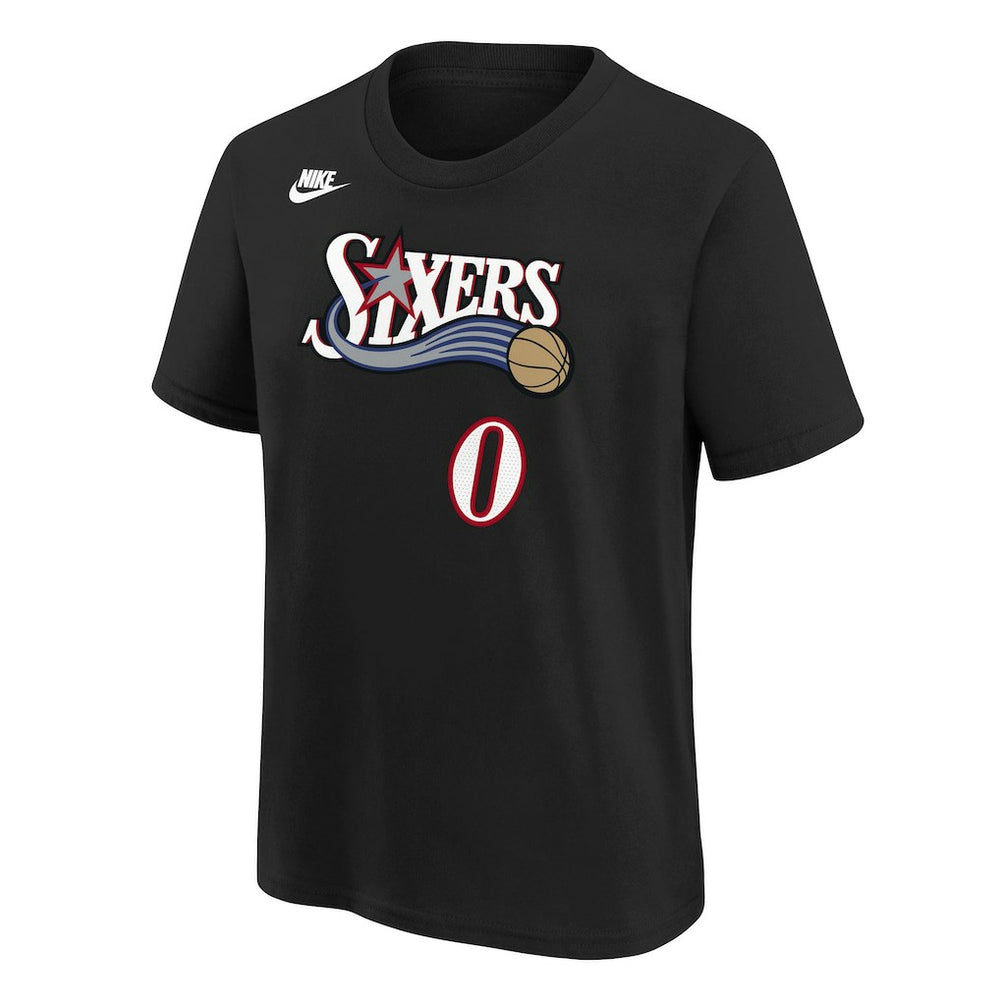 Tyrese Maxey Philadelphia 76ers Youth Name & Number T-Shirt Classic Edition Black - Nike outlet