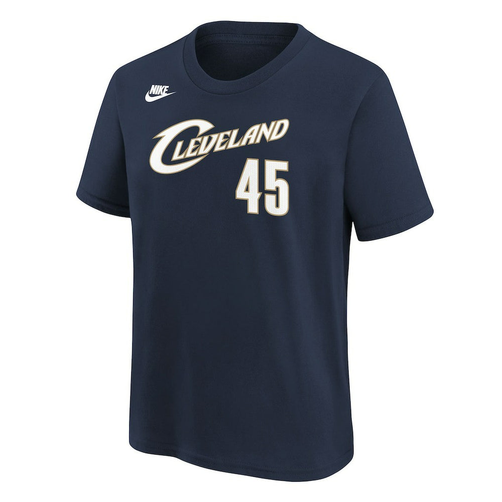 Donovan Mitchell Cleveland Cavaliers Youth Name & Number T-Shirt Classic Editi- Navy - Nike