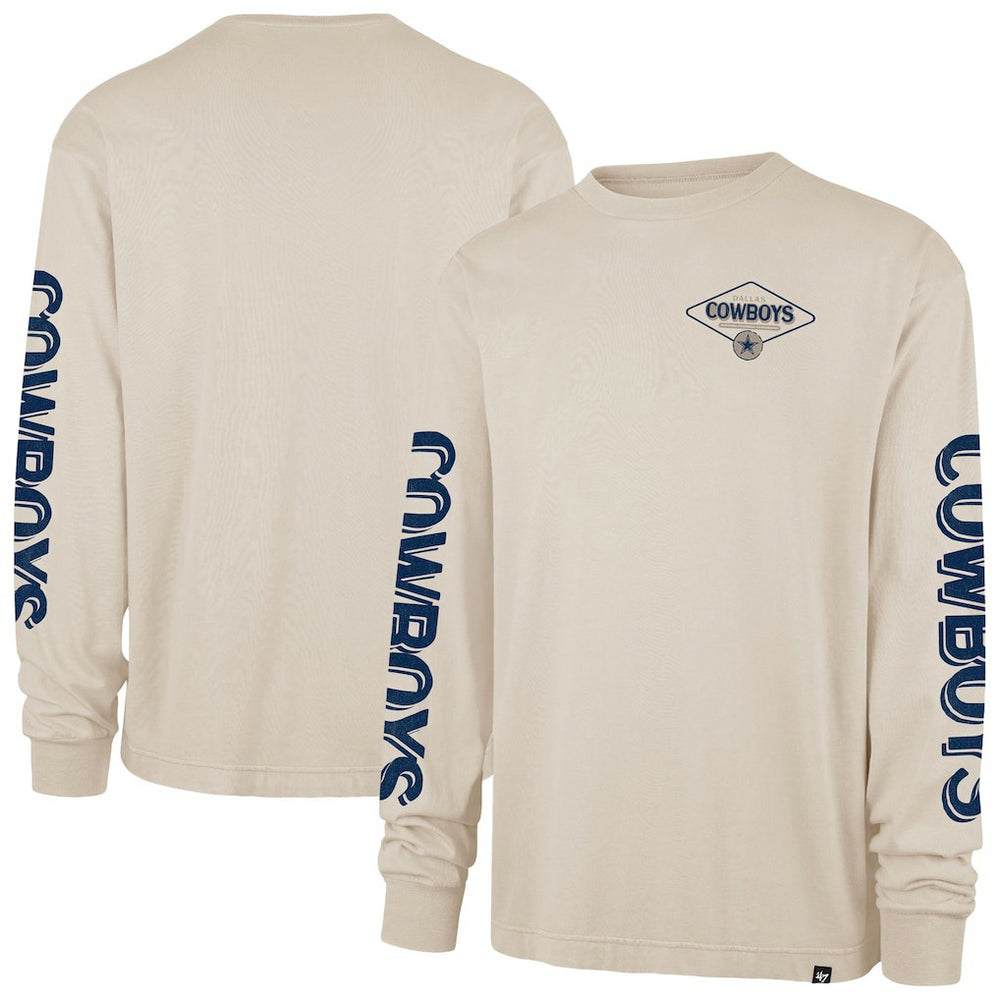 Dallas Cowboys '47 Cairn Ravine Foundation Long Sleeve T-Shirt - Tan T-shirts