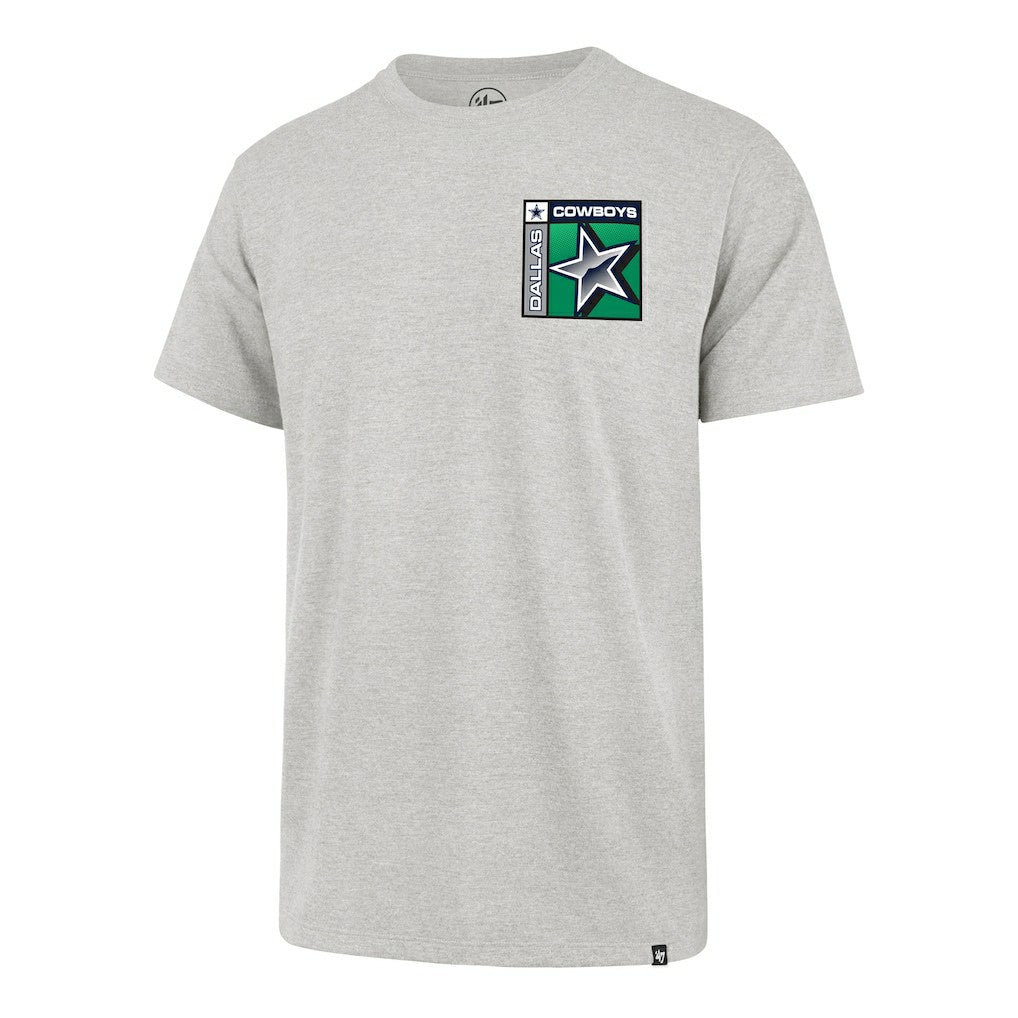 Dallas Cowboys '47 Chrome Plate Franklin T-Shirt - Heather Gray T-shirts
