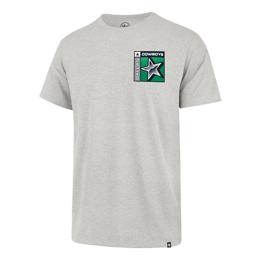 Dallas Cowboys '47 Chrome Plate Franklin T-Shirt - Heather Gray T-shirts