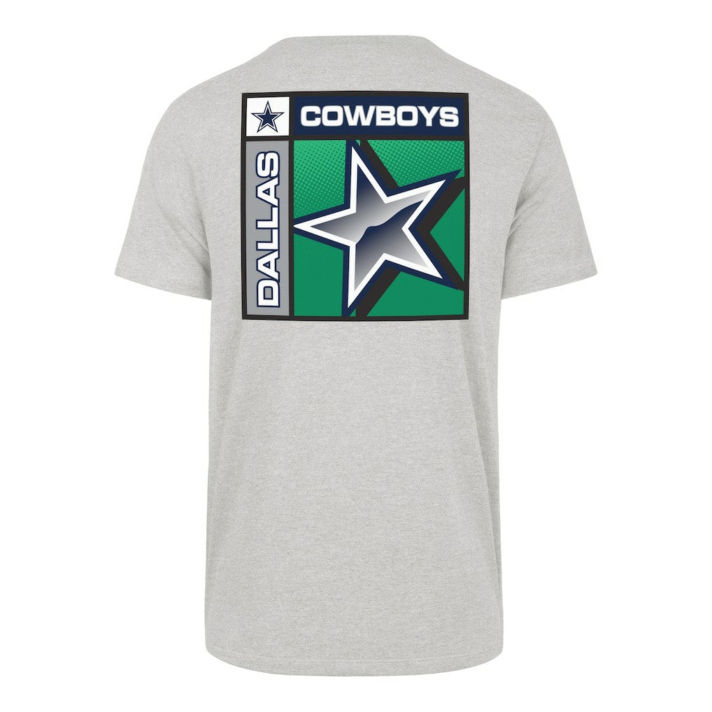 Dallas Cowboys '47 Chrome Plate Franklin T-Shirt - Heather Gray T-shirts