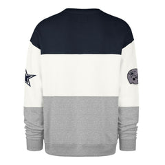 Dallas Cowboys '47 Breeze Maximalist Sweatshirt - Navy/Gray Sweatshirts