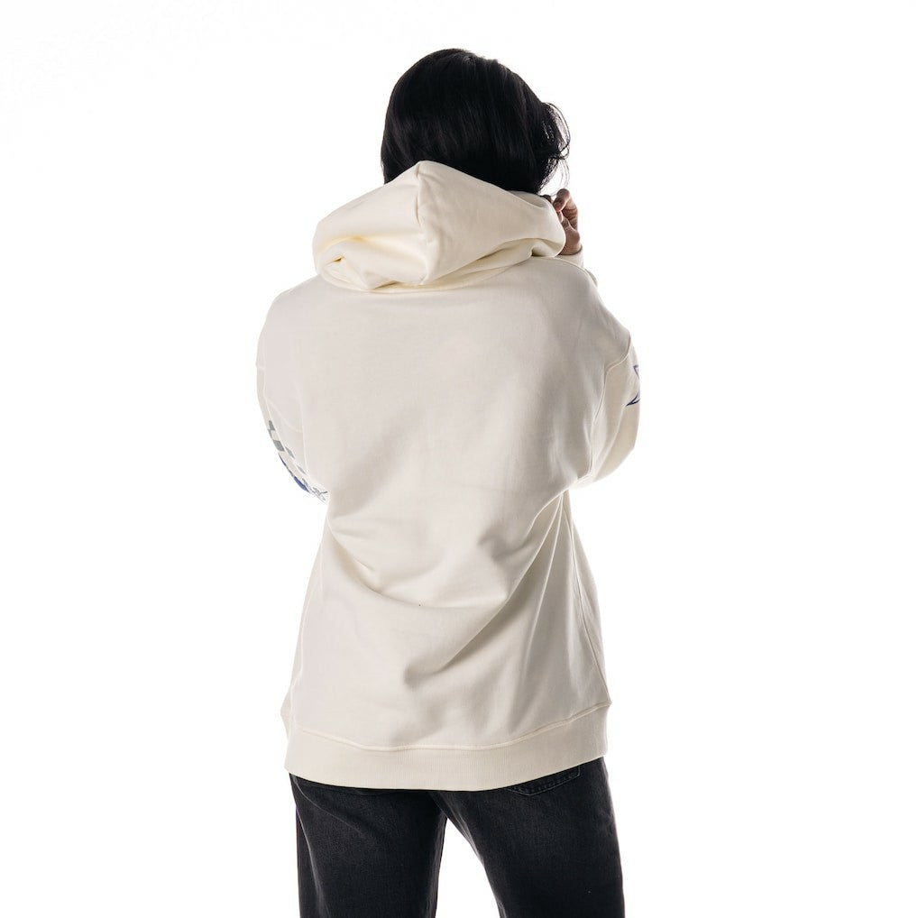 Dallas Cowboys The Wild Collective Unisex Stacked Graphic Sleeve Fleece Hoodie - White Hoodies