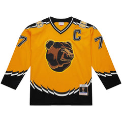 Ray Bourque Boston Bruins Mitchell & Ness Big & Tall 1996-97 Blue Line 2.0 Jersey - Gold | US 202945402