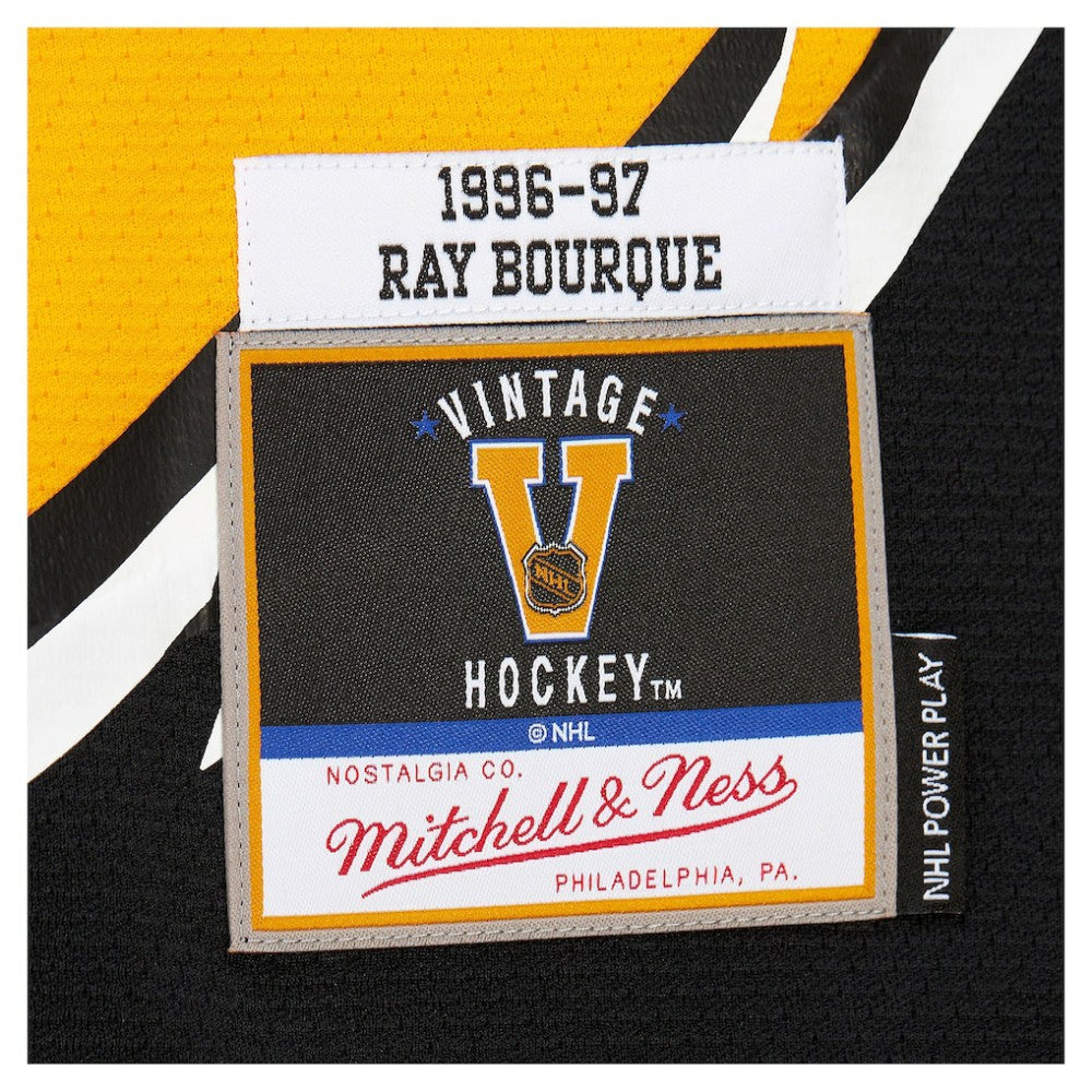 Ray Bourque Boston Bruins Mitchell & Ness Big & Tall 1996-97 Blue Line 2.0 Jersey - Gold | US 202945402