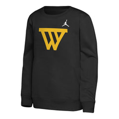 Golden State Warriors Jordan Brand Youth Courtside Statement Edition Sweatshirt Black