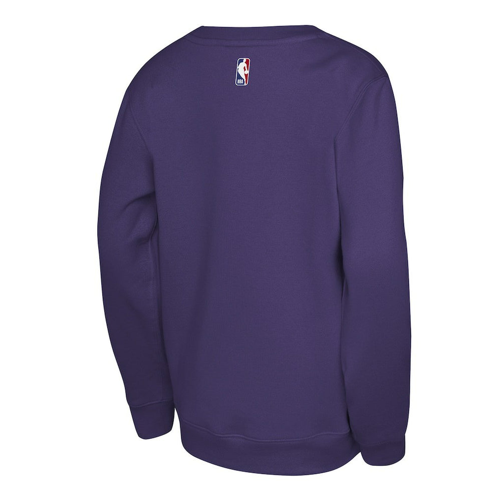 Charlotte Hornets Jordan Brand Youth Courtside Statement Edition Sweatshirt Purple