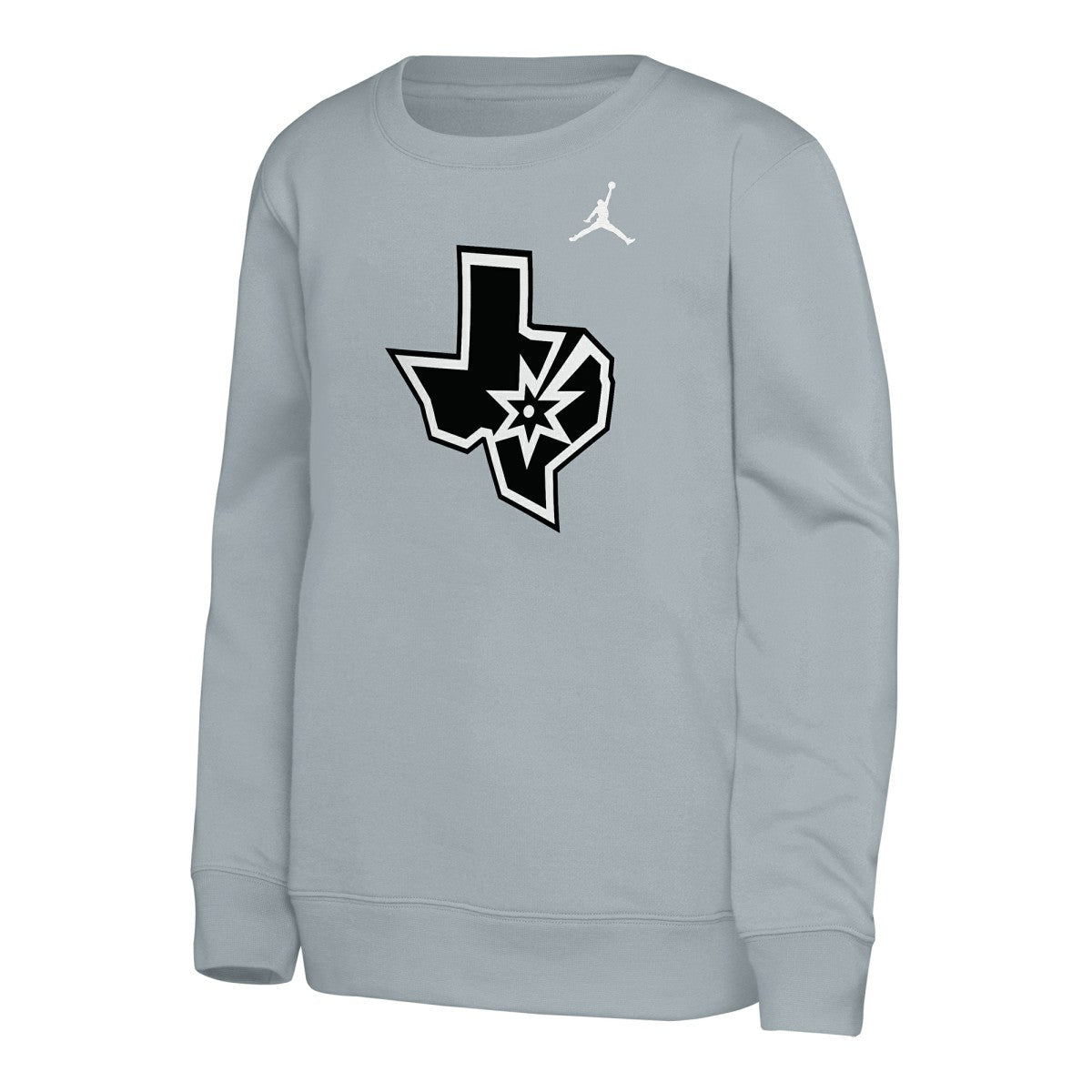 San Antonio Spurs Jordan Brand Youth Courtside Statement Edition Sweatshirt Silver outlet