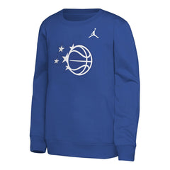 Orlando Magic Jordan Brand Youth Courtside Statement Edition Sweatshirt Royal outlet