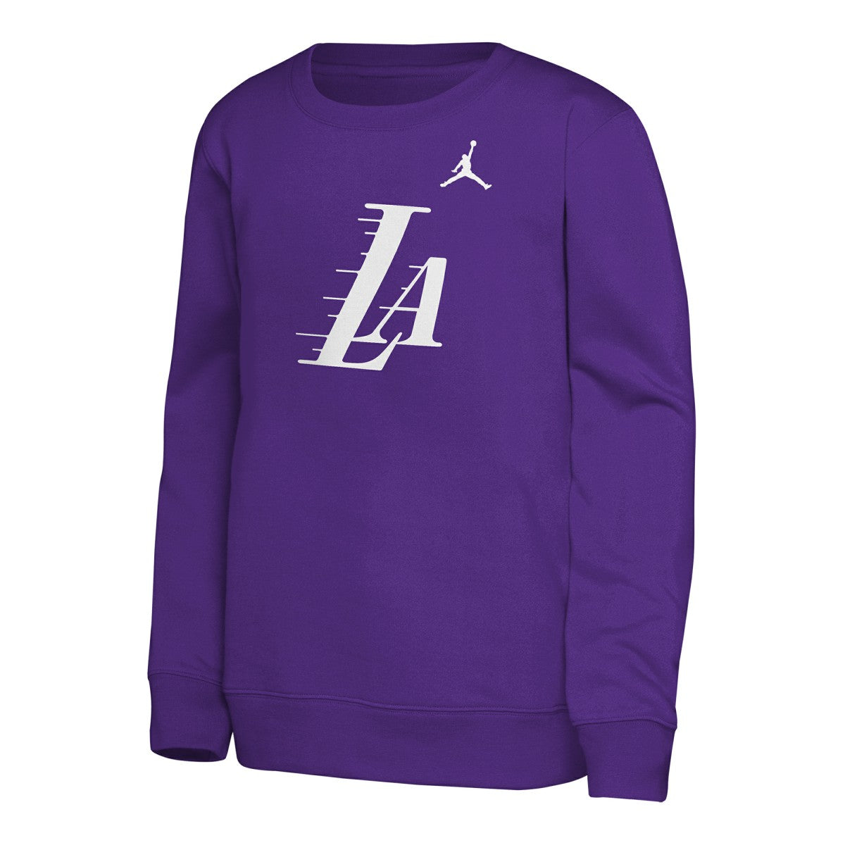 Los Angeles Lakers Jordan Brand Youth Courtside Statement Edition Sweatshirt Purple outlet