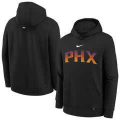 Phoenix Suns Youth 2025/26 City Edition Club Fleece Pullover Hoodie Black - Nike outlet
