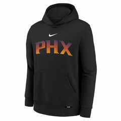 Phoenix Suns Youth 2025/26 City Edition Club Fleece Pullover Hoodie Black - Nike outlet