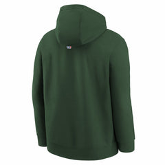 Milwaukee Bucks Youth 2025/26 City Edition Club Fleece Pullover Hoodie Hunter Green - Nike