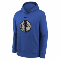 Dallas Mavericks Youth 2025/26 City Edition Club Fleece Pullover Hoodie Royal - Nike