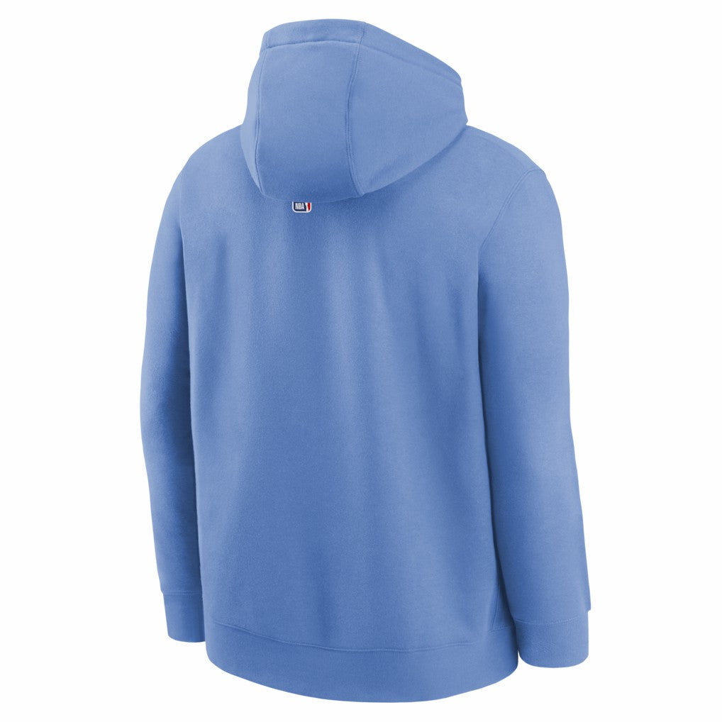Utah Jazz Youth 2025/26 City Edition Club Fleece Pullover Hoodie Blue - Nike