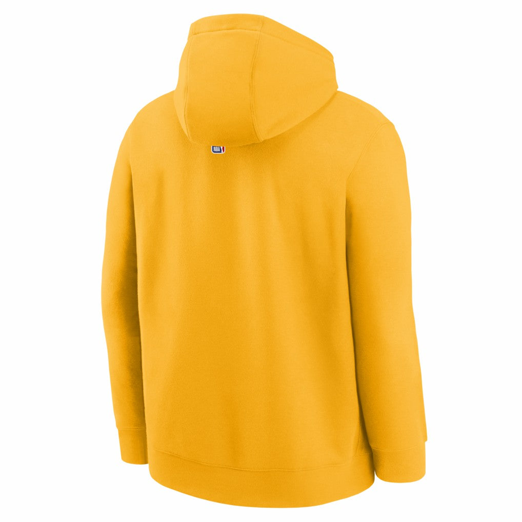 Cleveland Cavaliers Youth 2025/26 City Edition Club Fleece Pullover Hoodie Yellow - Nike