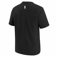 Miami Heat Youth 2025/26 City Edition Max90 T-Shirt Light Blue/Black - Nike