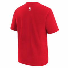 Houston Rockets Youth 2025/26 City Edition Max90 T-Shirt Red/White - Nike