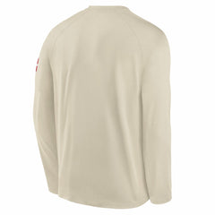 Milwaukee Bucks Youth 2025/26 City Edition Dri-Fit Long Sleeve Game Top White - Nike
