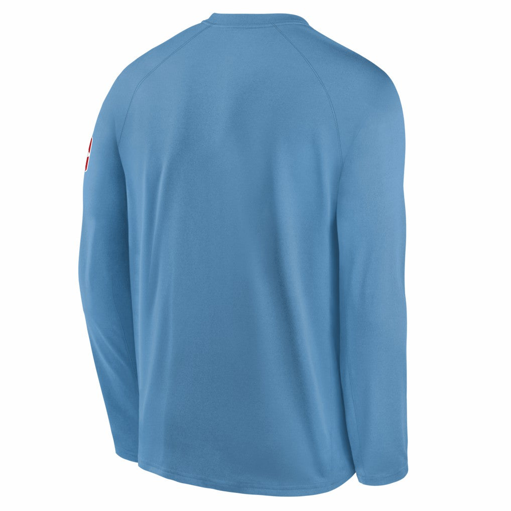Memphis Grizzlies Youth 2025/26 City Edition Dri-Fit Long Sleeve Game Top Light Blue - Nike outlet