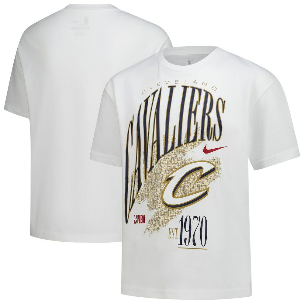 Cleveland Cavaliers Youth Hardwood Classics Champs Max90 T-Shirt White - Nike