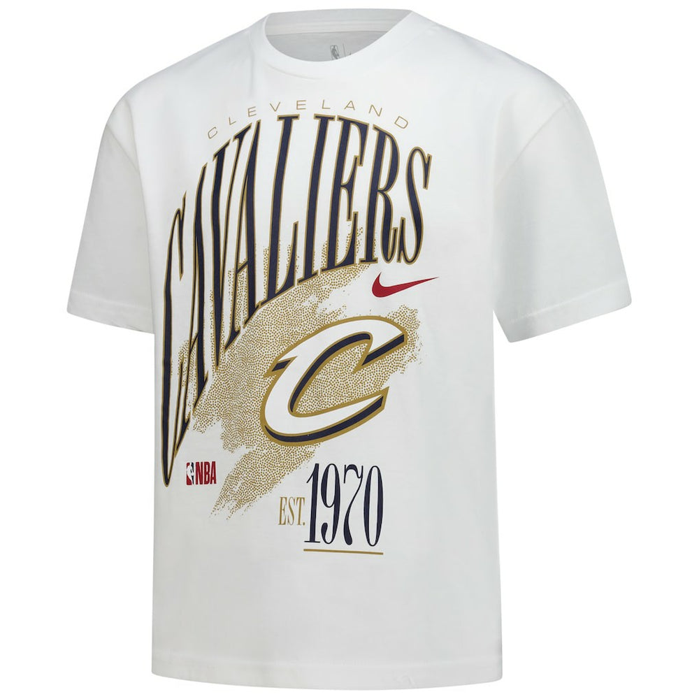 Cleveland Cavaliers Youth Hardwood Classics Champs Max90 T-Shirt White - Nike