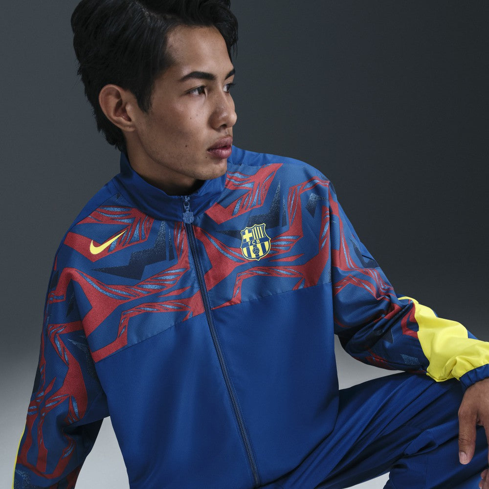 Barcelona Special Edition Street Woven Full-Zip Jacket Blue - Nike cheap
