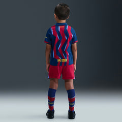 Barcelona Preschool 2025/26 Fourth Stadium Kit Set Blue/Red - Nike for sale