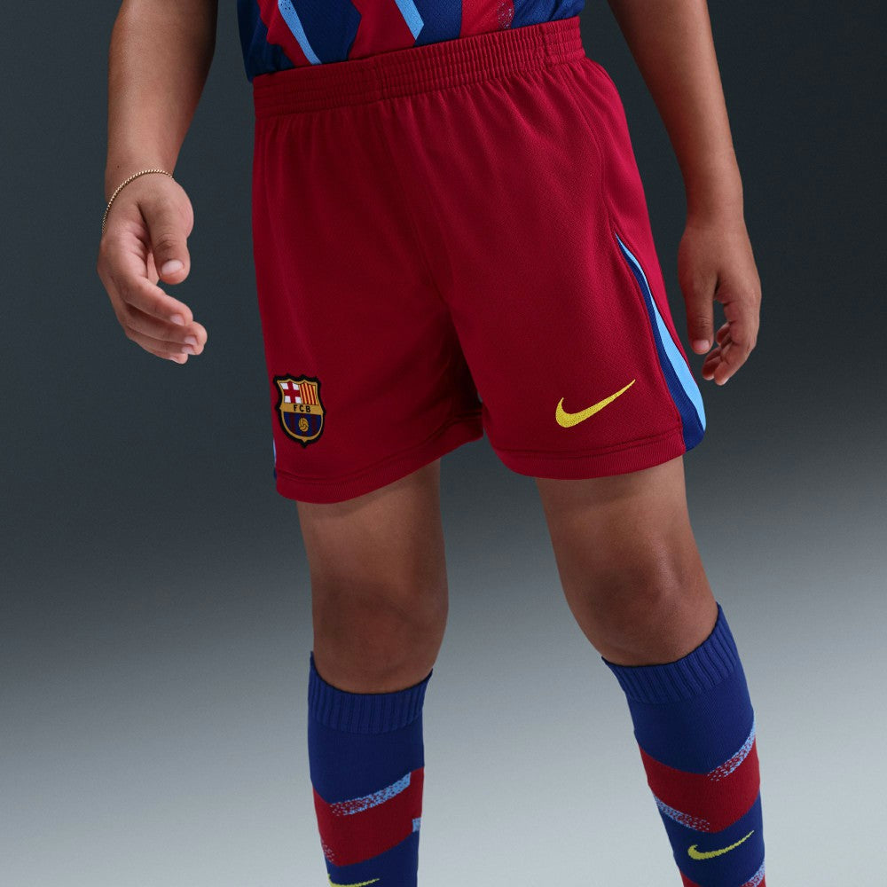 Barcelona Preschool 2025/26 Fourth Stadium Kit Set Blue/Red - Nike for sale