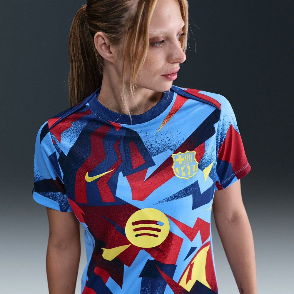Barcelona Women's 2025/26 Academy Pro Pre-Match Performance Dri-FIT Top Blue - Nike online